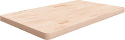 vidaXL - Wastafelblad - 100 - x - 60 - x - 4 - cm - onbehandeld - massief