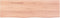 vidaXL - Wastafelblad - 100x30x(2-4) - cm - behandeld - massief - hout - lichtbruin
