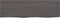 vidaXL - Wastafelblad - 100x30x(2-6) - cm - behandeld - massief - hout - donkerbruin