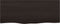 vidaXL - Wastafelblad - 100x40x(2-4) - cm - behandeld - massief - hout - donkerbruin