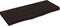 vidaXL - Wastafelblad - 100x40x(2-6) - cm - behandeld - massief - hout - donkerbruin