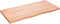 vidaXL - Wastafelblad - 100x50x(2-4) - cm - behandeld - massief - hout - lichtbruin