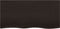 vidaXL - Wastafelblad - 100x50x(2-4) - cm - behandeld - massief - hout - donkerbruin