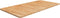 vidaXL - Wastafelblad - 100x50x1,5cm - behandeld - massief - hout - lichtbruin
