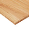 vidaXL - Wastafelblad - 100x50x1,5cm - behandeld - massief - hout - lichtbruin