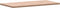 vidaXL - Wastafelblad - 100x50x2,5 - cm - massief - beukenhout
