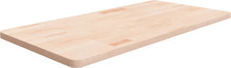 vidaXL - Wastafelblad - 100x50x2,5 - cm - onbehandeld - massief