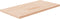 vidaXL - Wastafelblad - 100x50x2,5 - cm - onbehandeld - massief