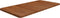 vidaXL - Wastafelblad - 100x50x2,5cm - behandeld - massief - hout - donkerbruin