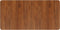vidaXL - Wastafelblad - 100x50x2,5cm - behandeld - massief - hout - donkerbruin
