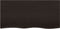 vidaXL - Wastafelblad - 100x50x2 - cm - behandeld - massief - hout - donkerbruin