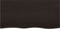 vidaXL - Wastafelblad - 100x50x2 - cm - behandeld - massief - hout - donkerbruin