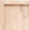 vidaXL - Wastafelblad - 100x50x4 - cm - onbehandeld - massief - hout