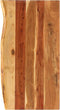 vidaXL Wastafelblad 100x55x2.5 cm massief acaciahout
