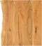 vidaXL Wastafelblad 100x55x2.5 cm massief acaciahout
