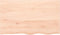 vidaXL - Wastafelblad - 100x60x(2-4) - cm - onbehandeld - massief - hout