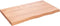 vidaXL - Wastafelblad - 100x60x(2-6) - cm - behandeld - massief - hout - lichtbruin