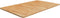 vidaXL - Wastafelblad - 100x60x1,5 - cm - behandeld - massief - hout - lichtbruin