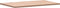 vidaXL - Wastafelblad - 100x60x2,5 - cm - massief - beukenhout