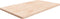 vidaXL - Wastafelblad - 100x60x2,5 - cm - onbehandeld - massief