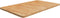 vidaXL - Wastafelblad - 100x60x2,5cm - behandeld - massief - hout - lichtbruin