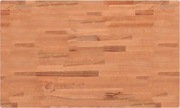 vidaXL - Wastafelblad - 100x60x4 - cm - massief - beukenhout