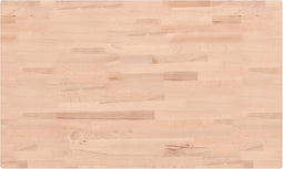 vidaXL - Wastafelblad - 100x60x4 - cm - massief - beukenhout