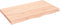 vidaXL - Wastafelblad - 100x60x6 - cm - onbehandeld - massief - hout