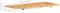 vidaXL Wastafelblad 118x55x2.5 cm massief acaciahout