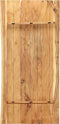 vidaXL Wastafelblad 118x55x2.5 cm massief acaciahout