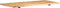 vidaXL Wastafelblad 118x55x2.5 cm massief acaciahout