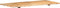 vidaXL Wastafelblad 118x55x2.5 cm massief acaciahout