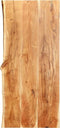vidaXL Wastafelblad 118x55x3.8 cm massief acaciahout