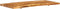 vidaXL Wastafelblad 118x55x3.8 cm massief acaciahout