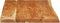 vidaXL Wastafelblad 118x55x3.8 cm massief acaciahout