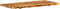 vidaXL Wastafelblad 118x55x3.8 cm massief acaciahout