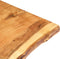 vidaXL Wastafelblad 118x55x3.8 cm massief acaciahout
