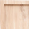vidaXL - Wastafelblad - 120x30x4 - cm - onbehandeld - massief - hout