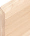 vidaXL - Wastafelblad - 120x30x4 - cm - onbehandeld - massief - hout