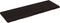 vidaXL - Wastafelblad - 120x40x(2-4) - cm - behandeld - massief - hout - donkerbruin