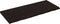 vidaXL - Wastafelblad - 120x50x(2-4) - cm - behandeld - massief - hout - donkerbruin