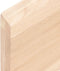 vidaXL - Wastafelblad - 120x50x4 - cm - onbehandeld - massief - hout