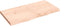 vidaXL - Wastafelblad - 120x60x(2-6) - cm - onbehandeld - massief - hout