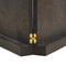 vidaXL - Wastafelblad - 140x40x(2-6) - cm - behandeld - massief - hout - donkerbruin