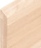 vidaXL - Wastafelblad - 140x40x4 - cm - onbehandeld - massief - hout