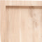 vidaXL - Wastafelblad - 140x50x(2-6) - cm - onbehandeld - massief - hout