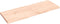 vidaXL - Wastafelblad - 140x50x4 - cm - onbehandeld - massief - hout