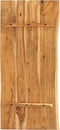 vidaXL Wastafelblad 140x55x2.5 cm massief acaciahout