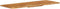 vidaXL Wastafelblad 140x55x2.5 cm massief acaciahout