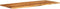 vidaXL Wastafelblad 140x55x2.5 cm massief acaciahout
